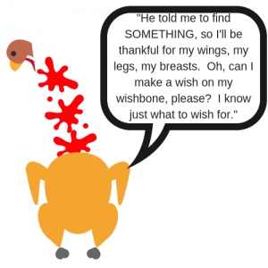 When Giving Thanks is Hard